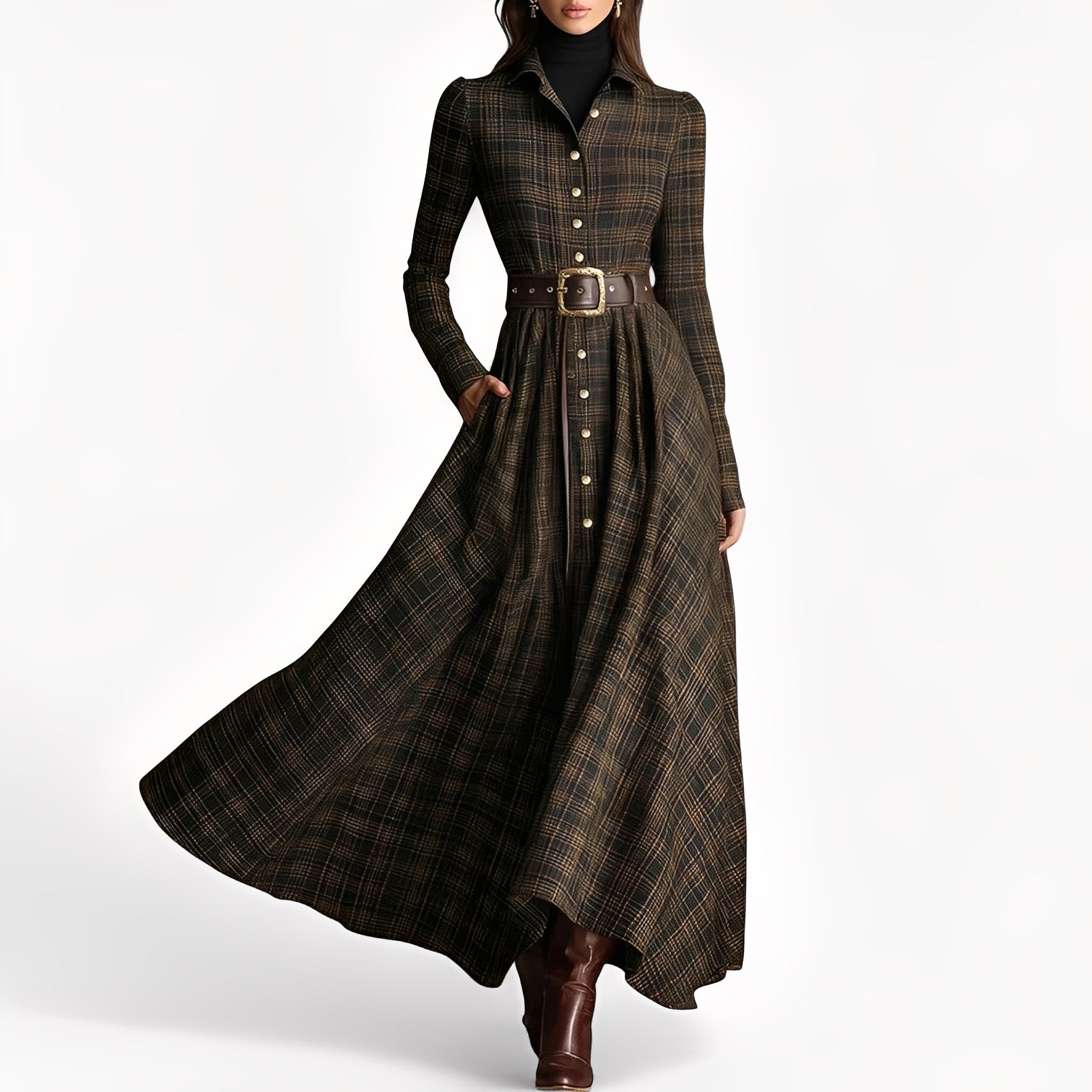 Maria – sukienka maxi w stylu vintage