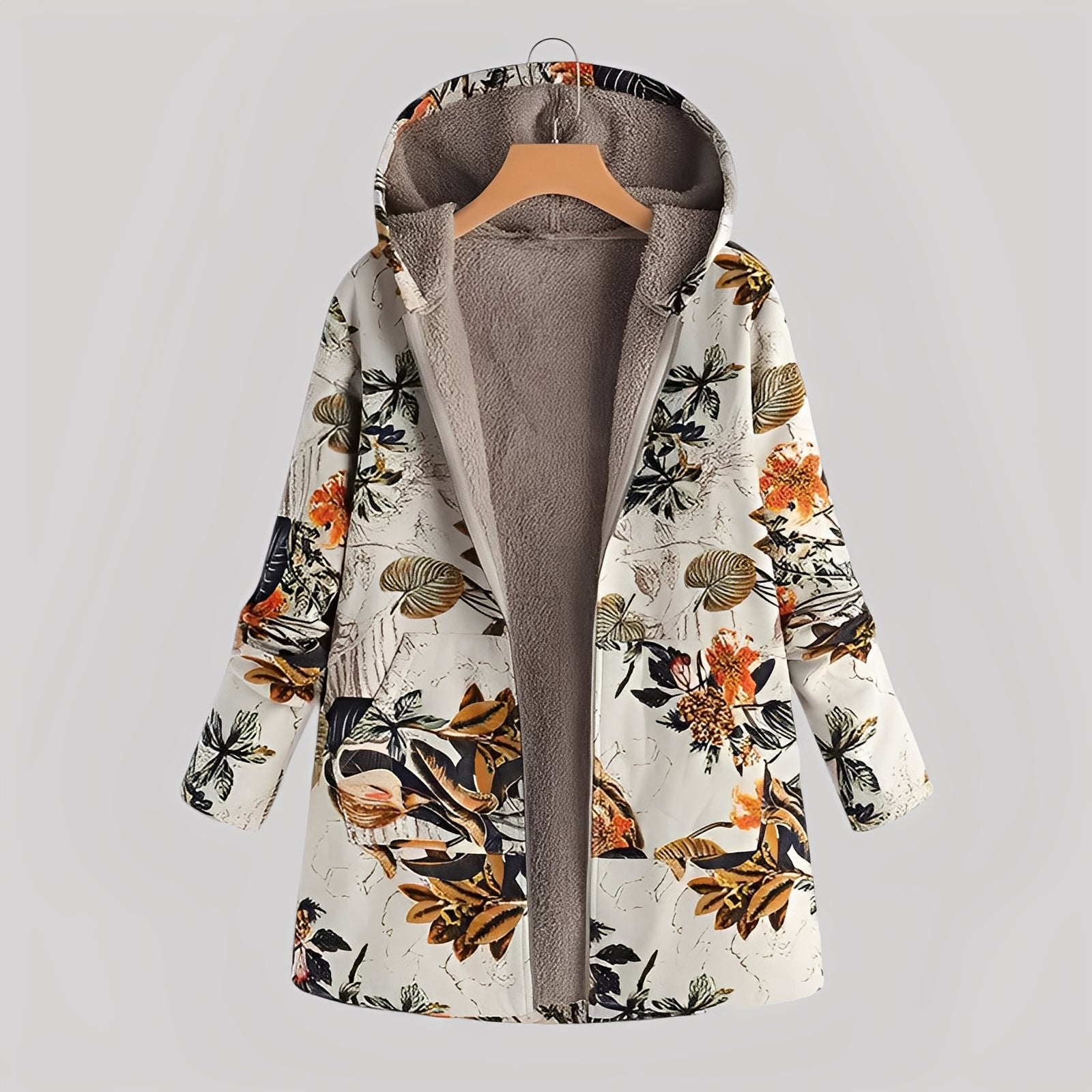 Maria – ciepła, miękka dzianinowa parka