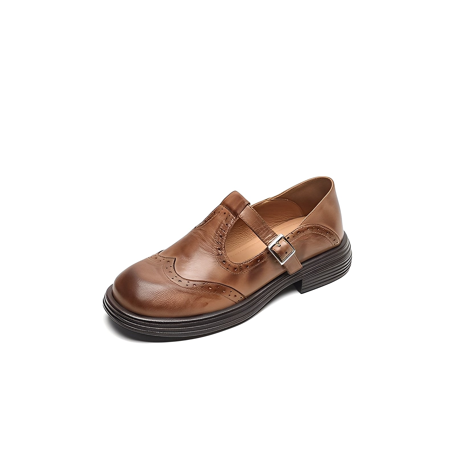 Maria – eleganckie Mary Janes ze skóry