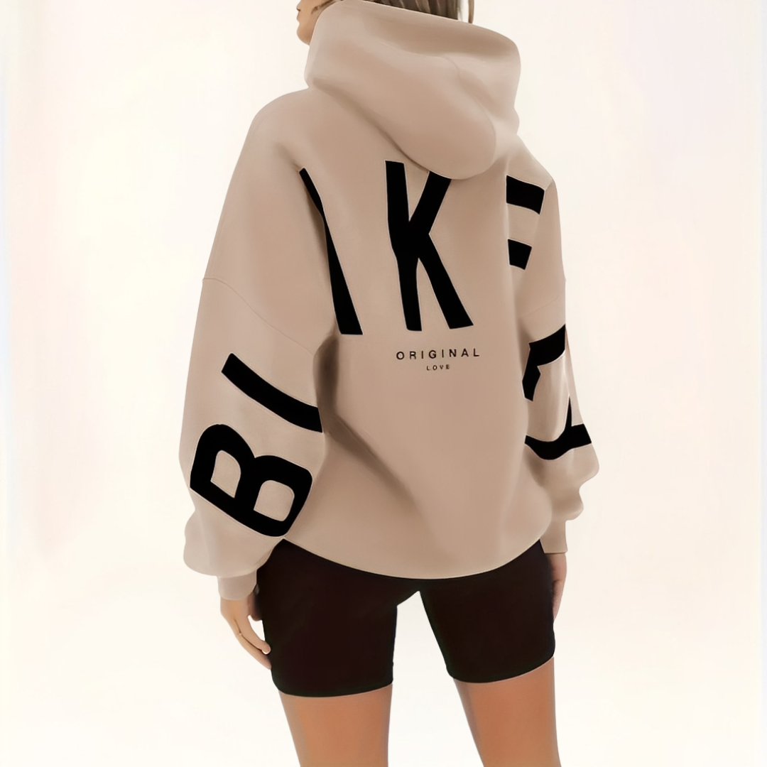 Maria – ciepła bluza z kapturem w stylowym wzorze