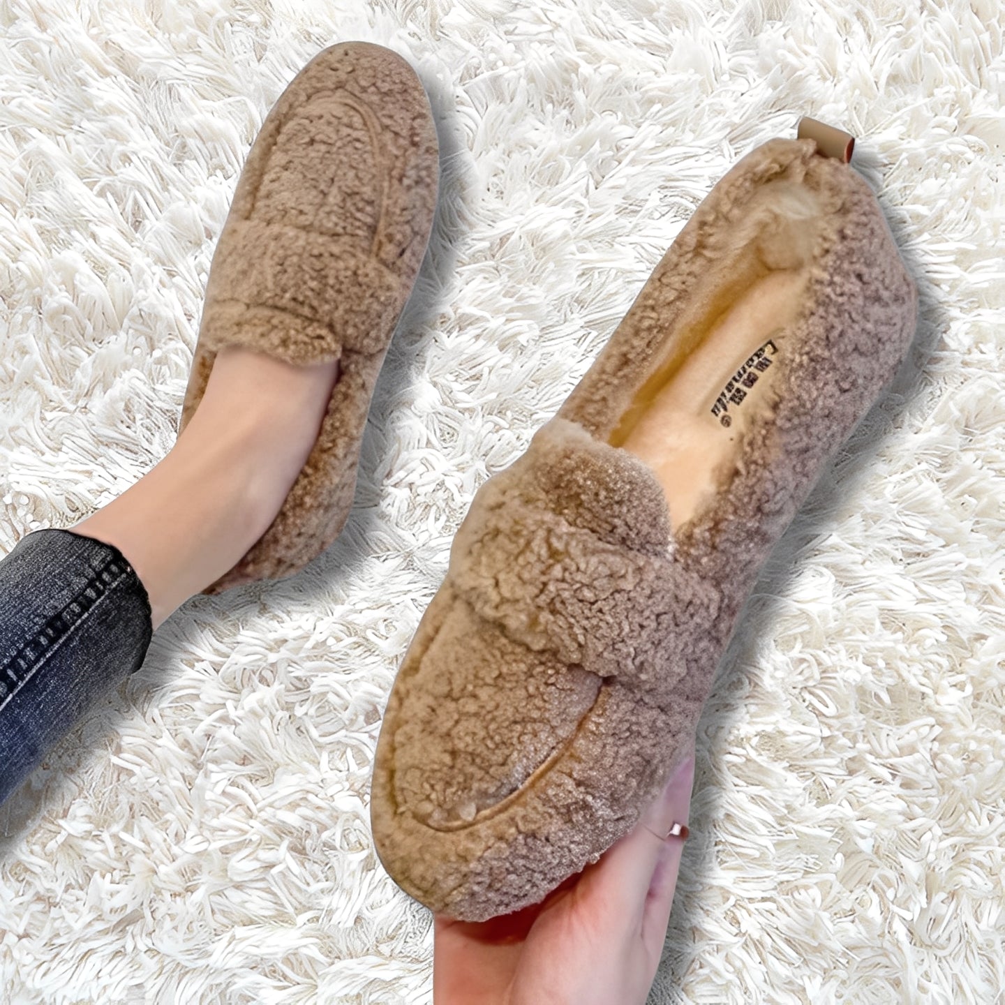 Maria – ciepłe kapcie o eleganckim designie